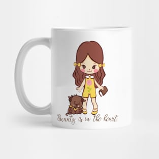 Belle and the beast baby Mug